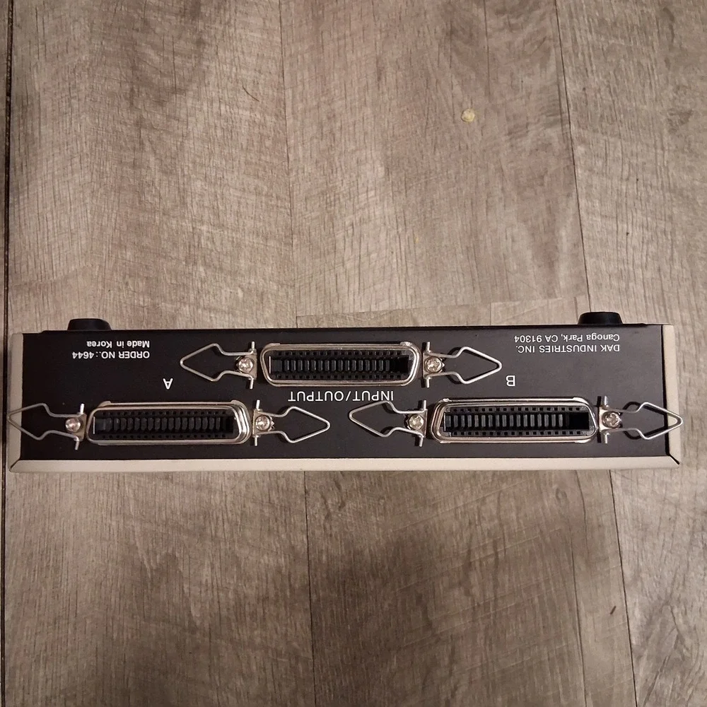 DAK Industries Parallel A/B Selector, Order 4644, 36 Pin SCSI - Vintage 1980/90s